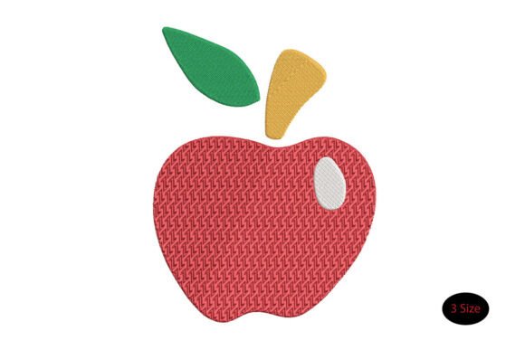 Apple Love Embroidery
