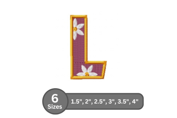 Daisy Joy Alphabet -L