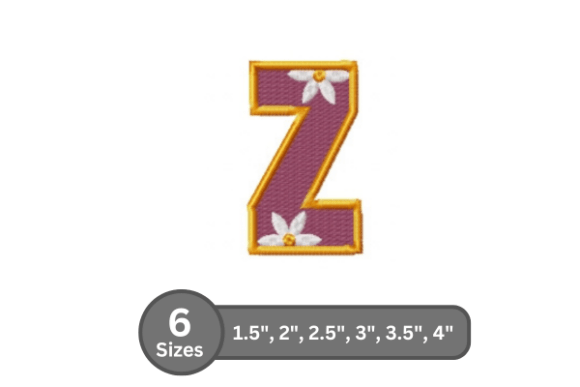 Daisy Joy Alphabet- Z