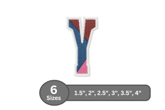 Street Varsity Alphabet - Y