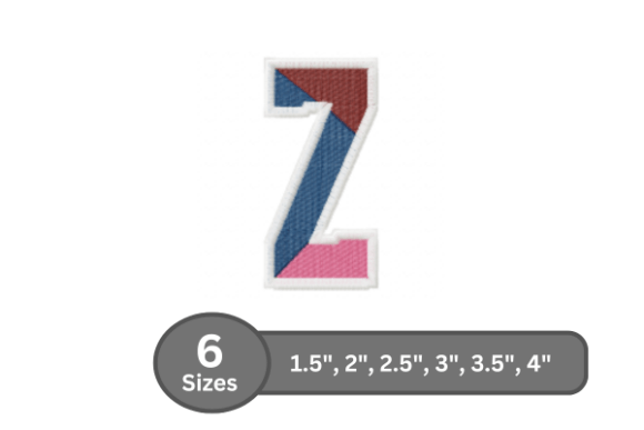 Street Varsity Alphabet - Z